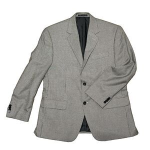 MICHAEL KORS Blazer Men's Size 40S Black Houndstooth Single Breasted